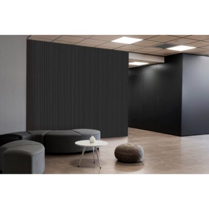 MDF WALL WOOD EFFECT Color Paint Black 723