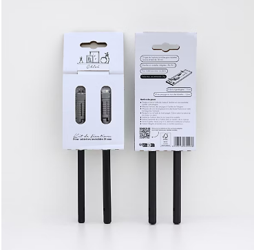 KIT DE FIXATION TABLETTE CHLOE 18MM METAL/POLYETHYLENE